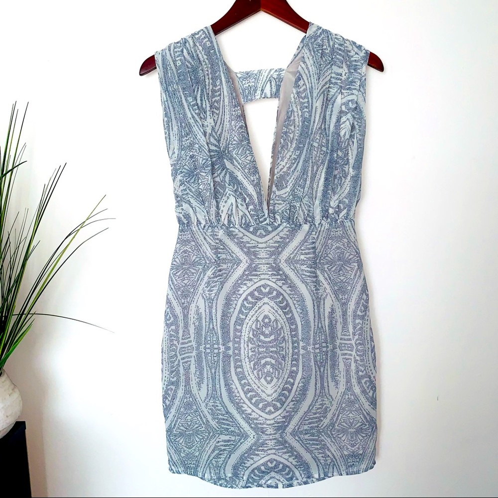 Dress Forum Tie-back Mini Dress Size S